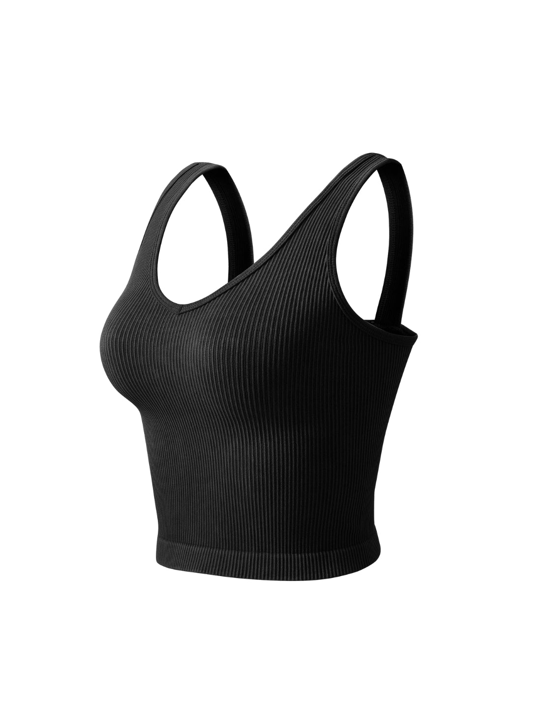 Ribbed Sculpt Crop - XYRIS
