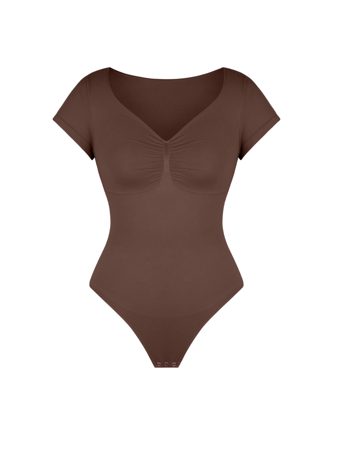 V-Neck Sculpting Tee Bodysuit - XYRIS