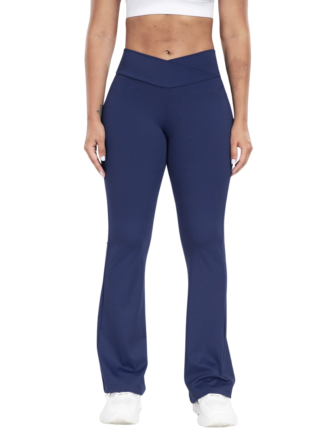 Snatched V-Line Flare Pants - XYRIS
