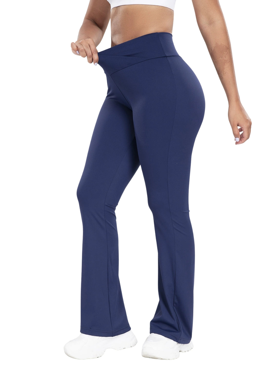 Snatched V-Line Flare Pants - XYRIS