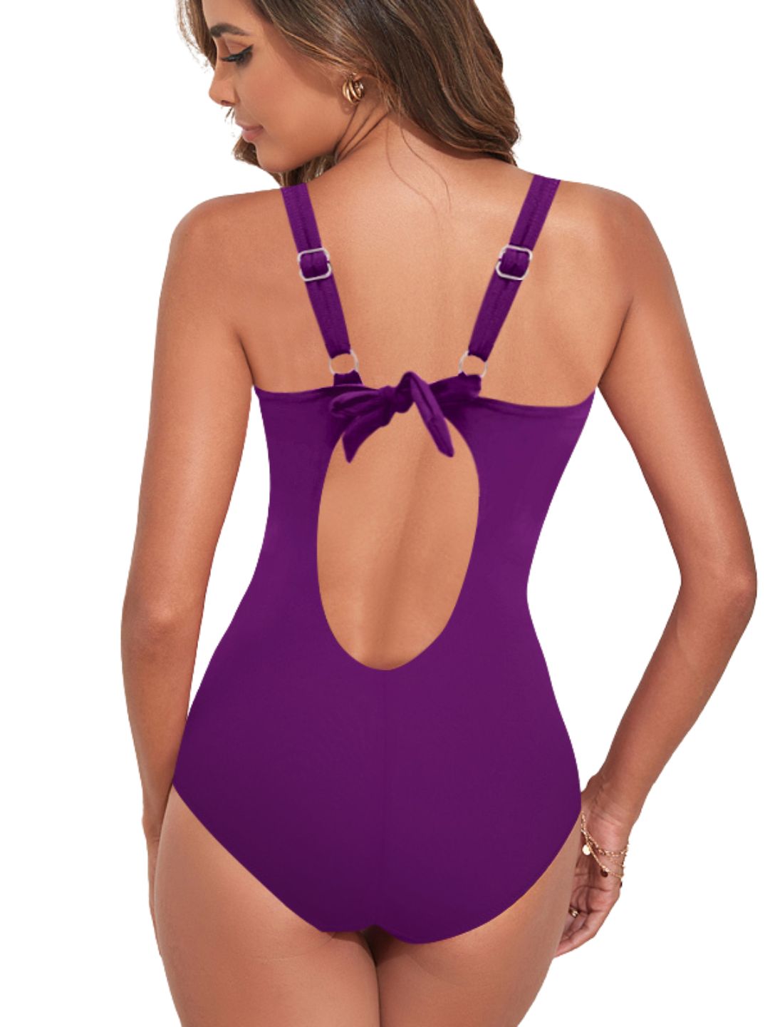 Sculpt Wrap Low Back One Piece - XYRIS