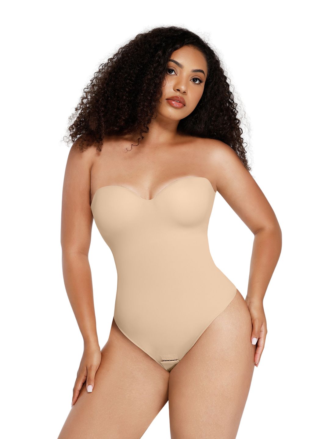 Strapless Supportive Shapewear Bodysuit - XYRIS