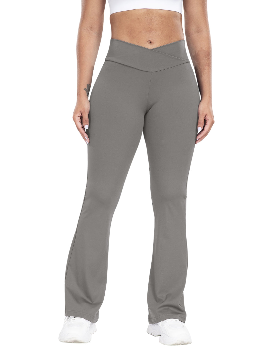Snatched V-Line Flare Pants - XYRIS