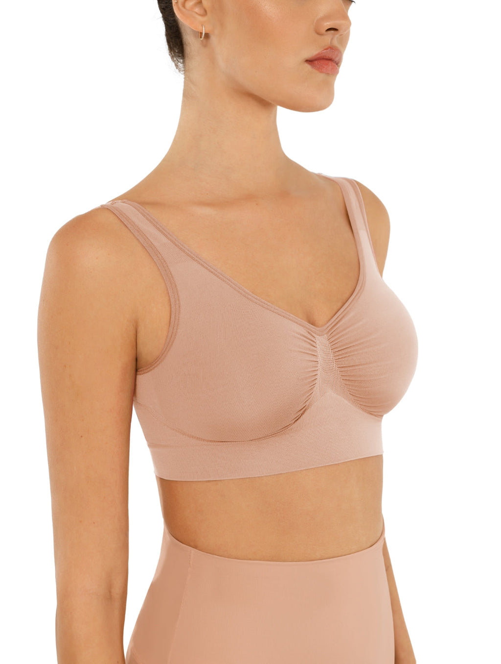 Snatched Wide Straps Bra - XYRIS