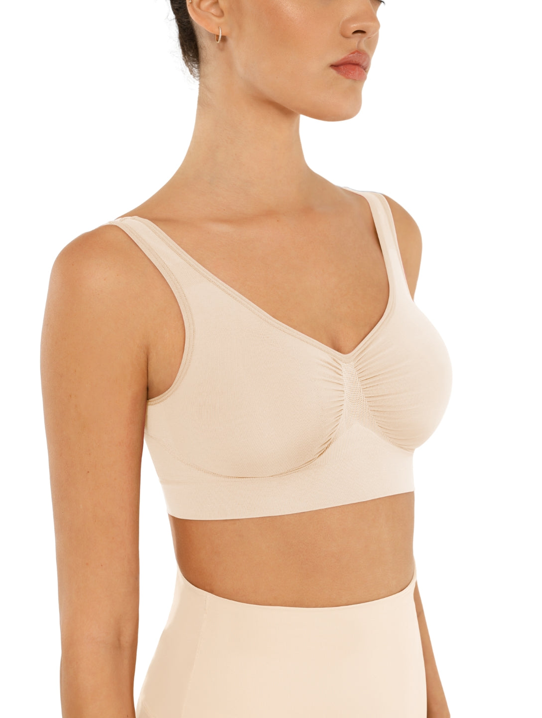 Snatched Wide Straps Bra - XYRIS