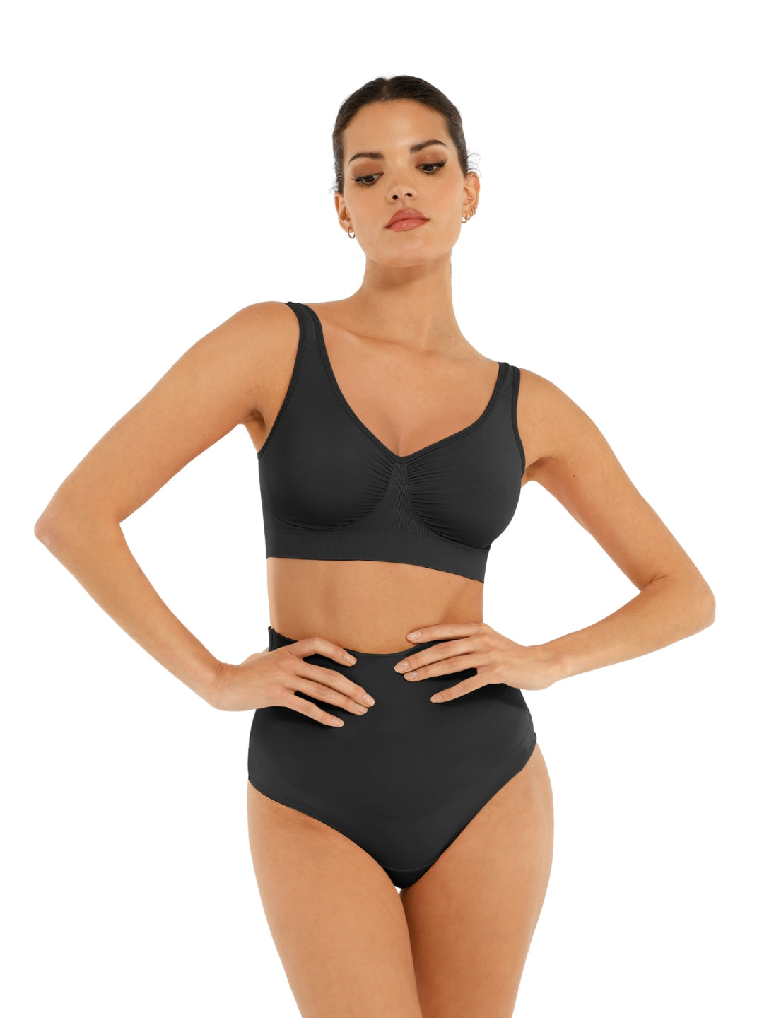 Snatched Wide Straps Bra - XYRIS