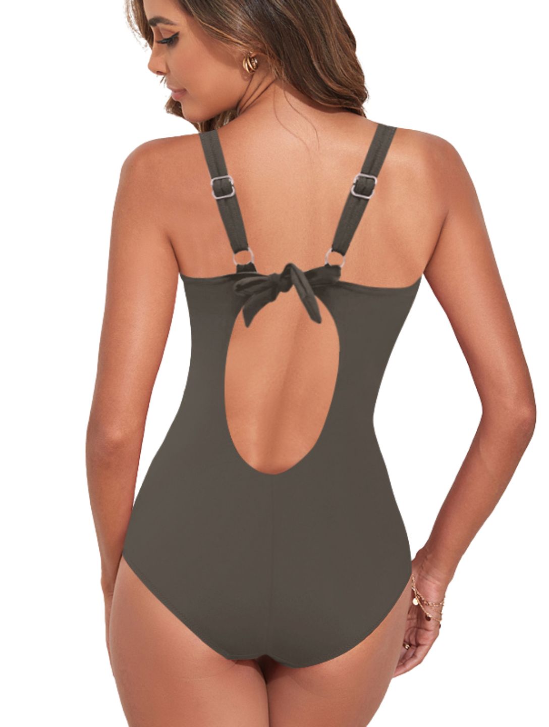 Sculpt Wrap Low Back One Piece - XYRIS