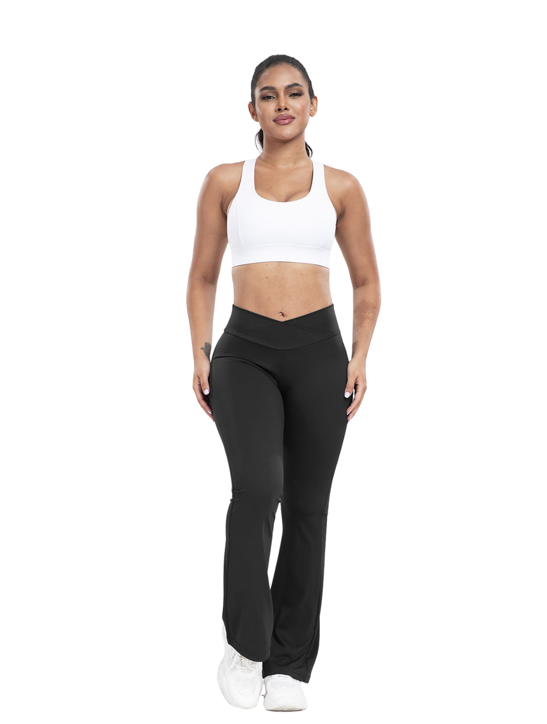 Snatched V-Line Flare Pants - XYRIS