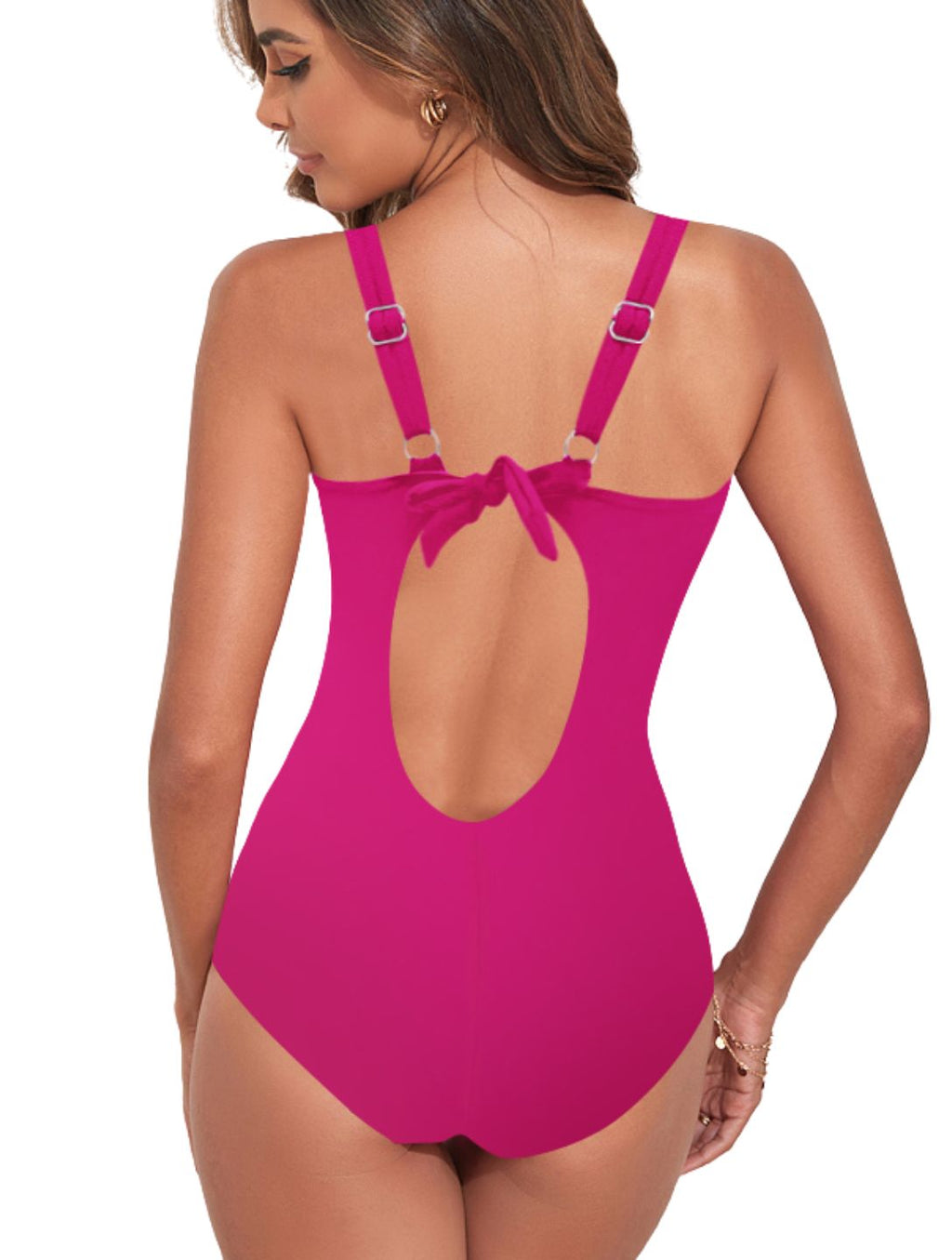 Sculpt Wrap Low Back One Piece - XYRIS