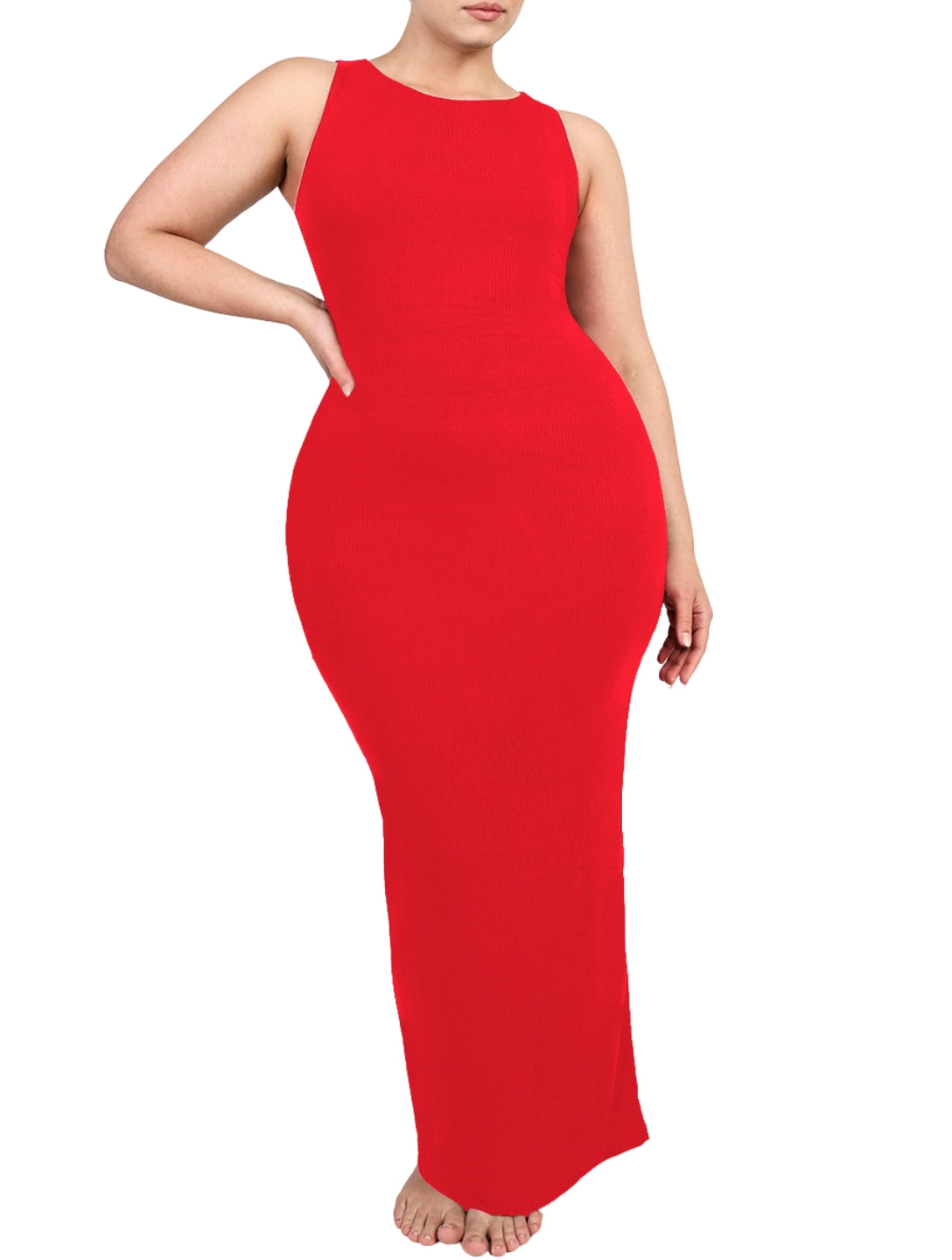 Second Skin Sculpting Shapewear Maxi Dress - XYRIS