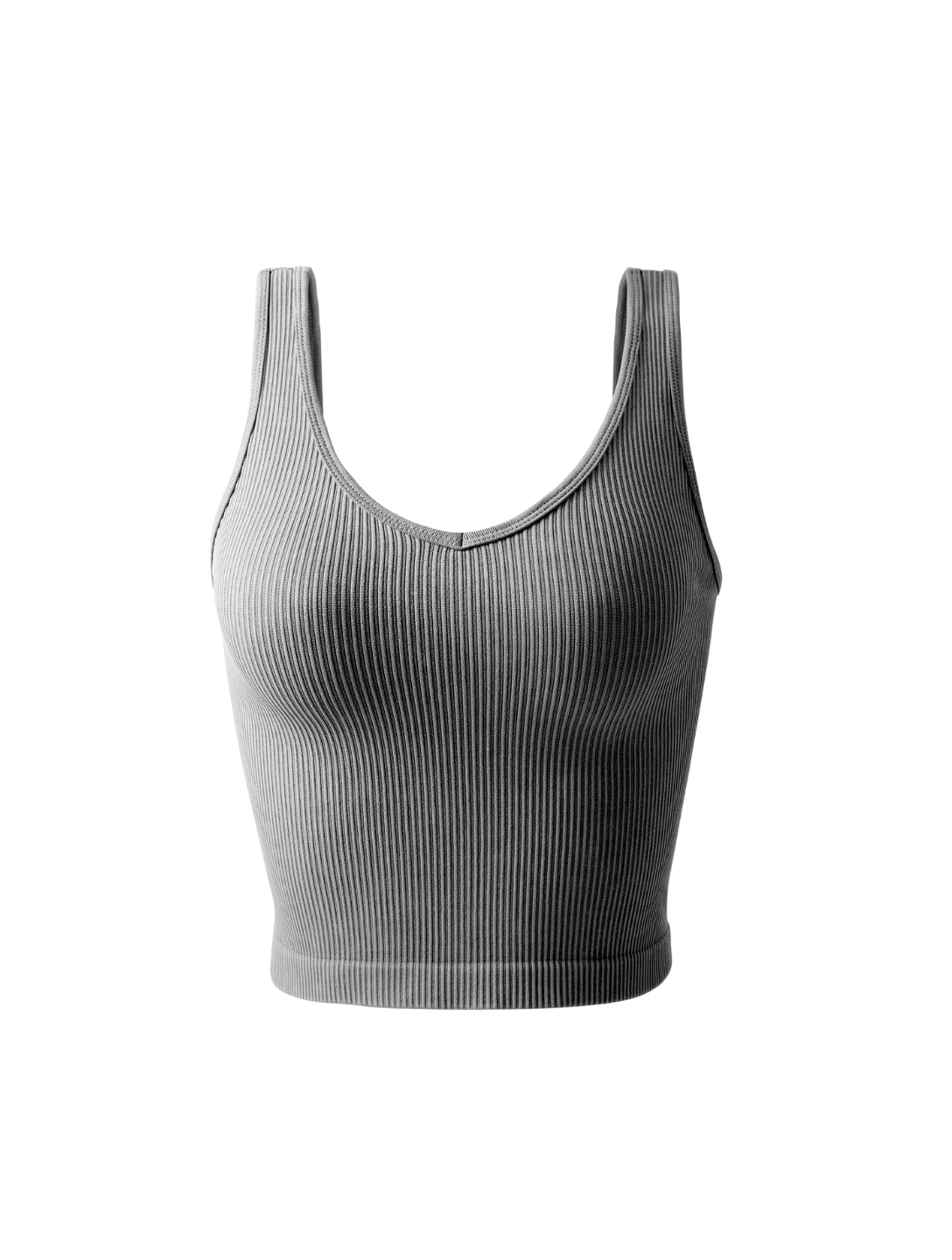 Ribbed Sculpt Crop - XYRIS