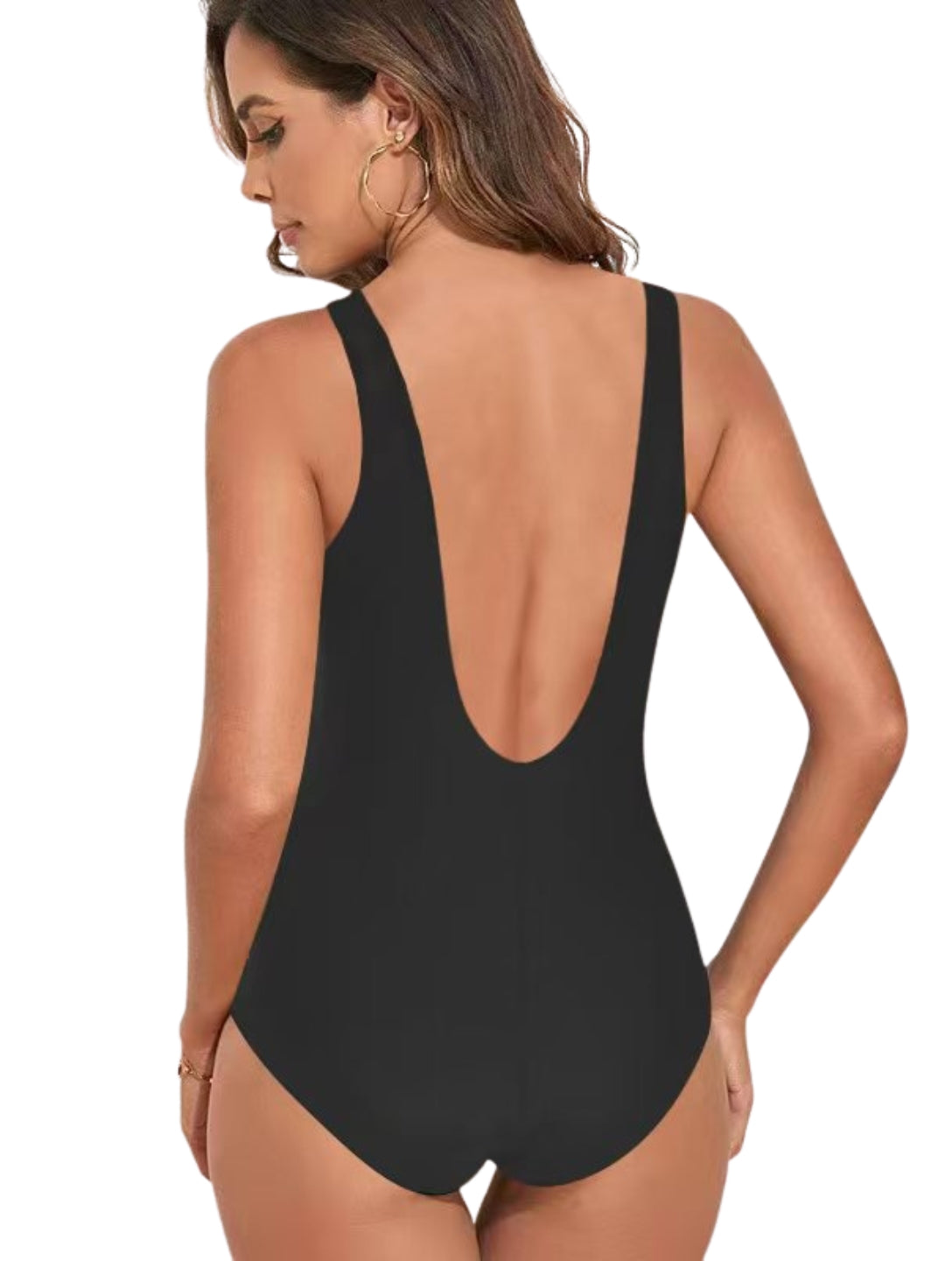 Low Back V-Neck Sculpting Suit - XYRIS