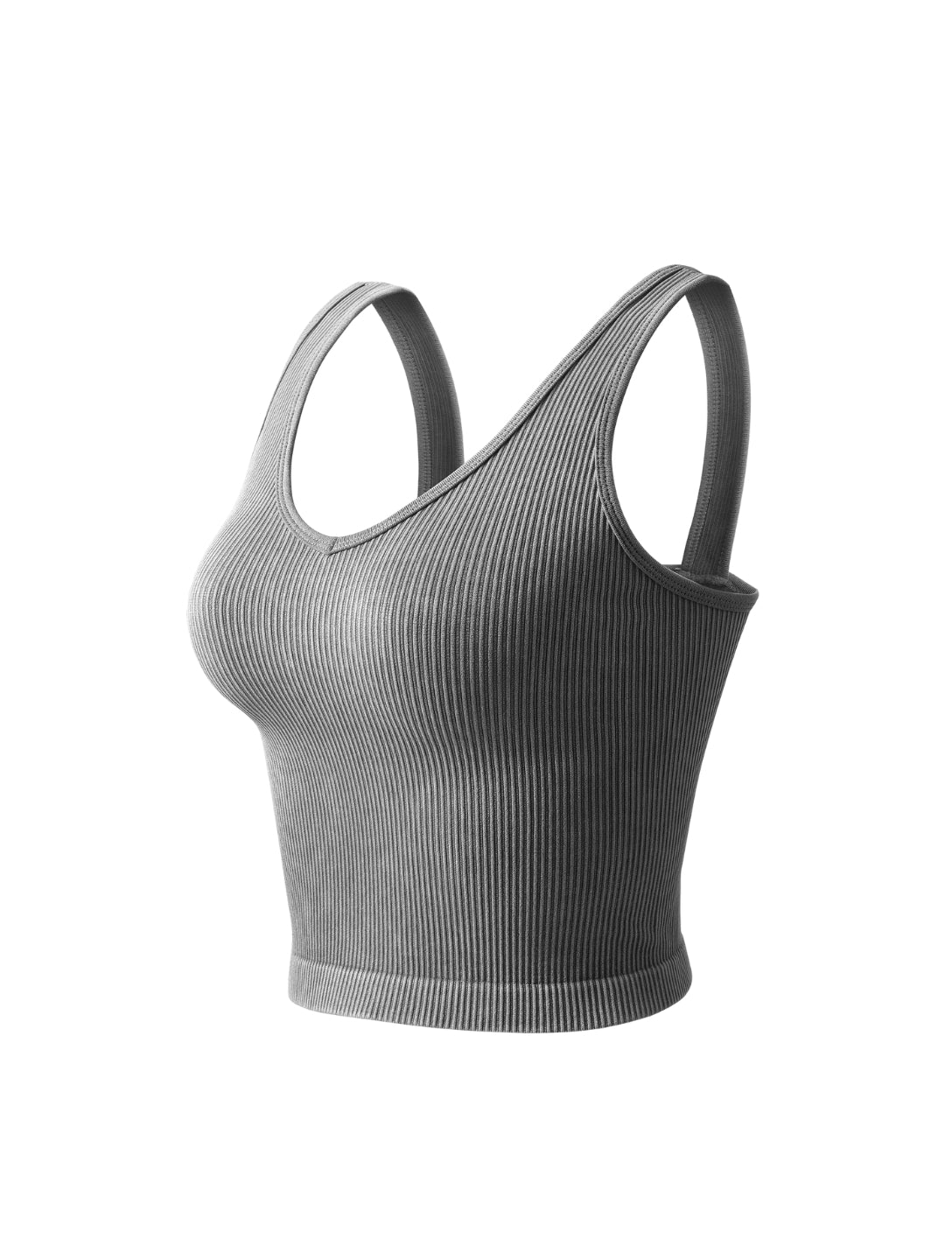 Ribbed Sculpt Crop - XYRIS