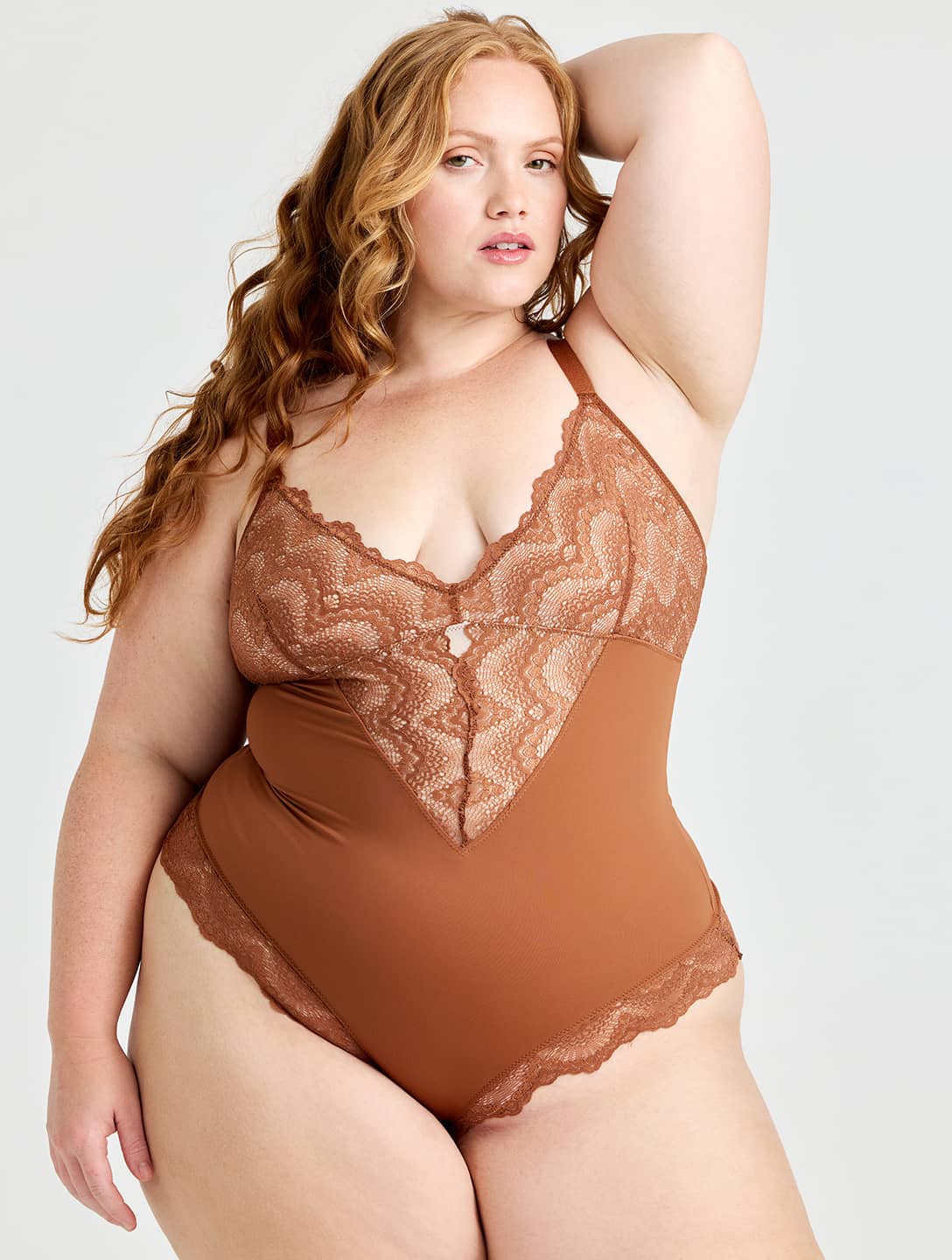 Half Laced Bodysuit - XYRIS