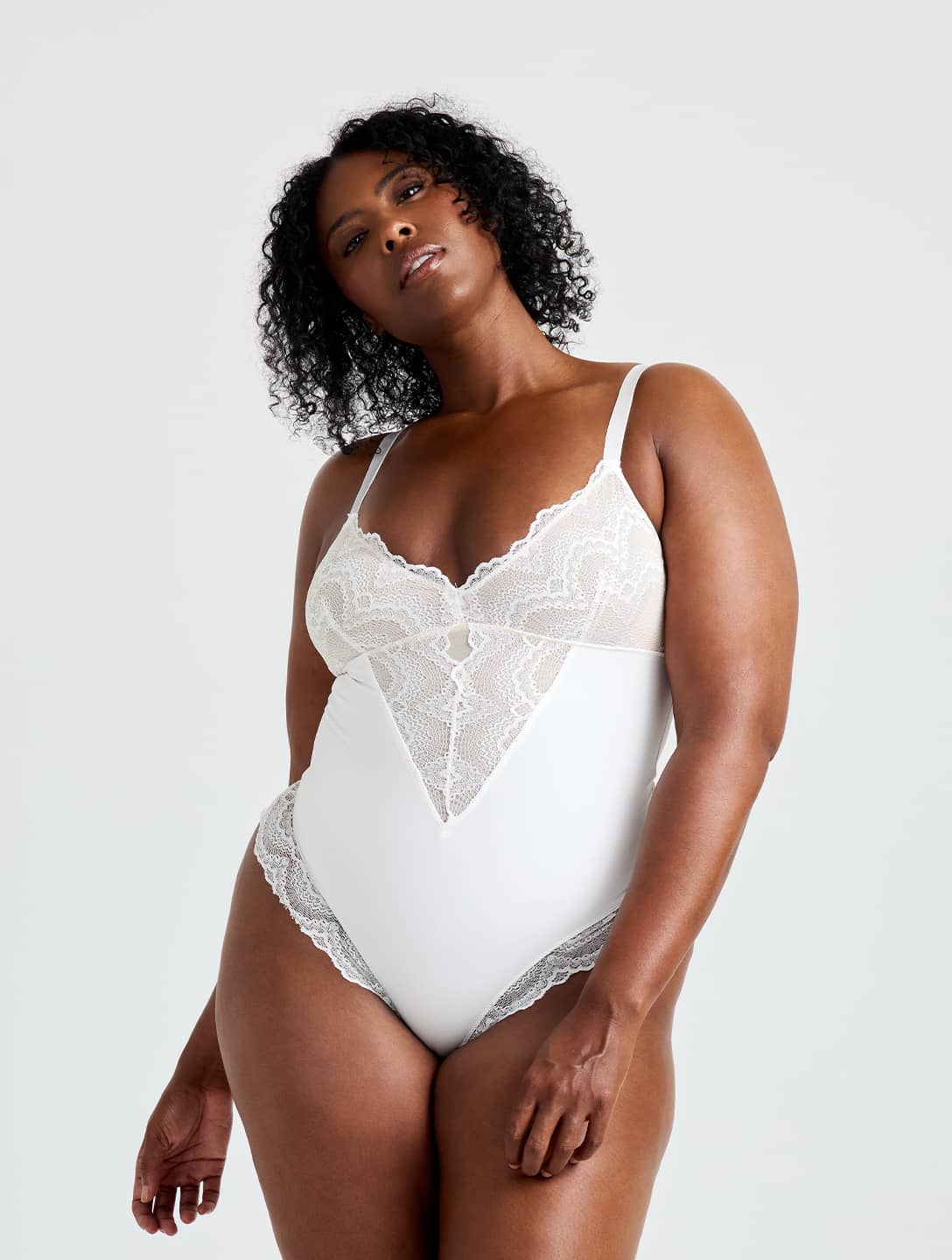 Half Laced Bodysuit - XYRIS