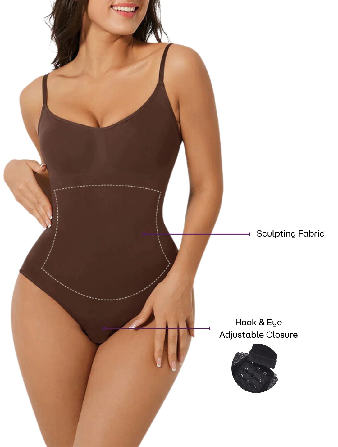 Snatched Thong Bodysuit - XYRIS