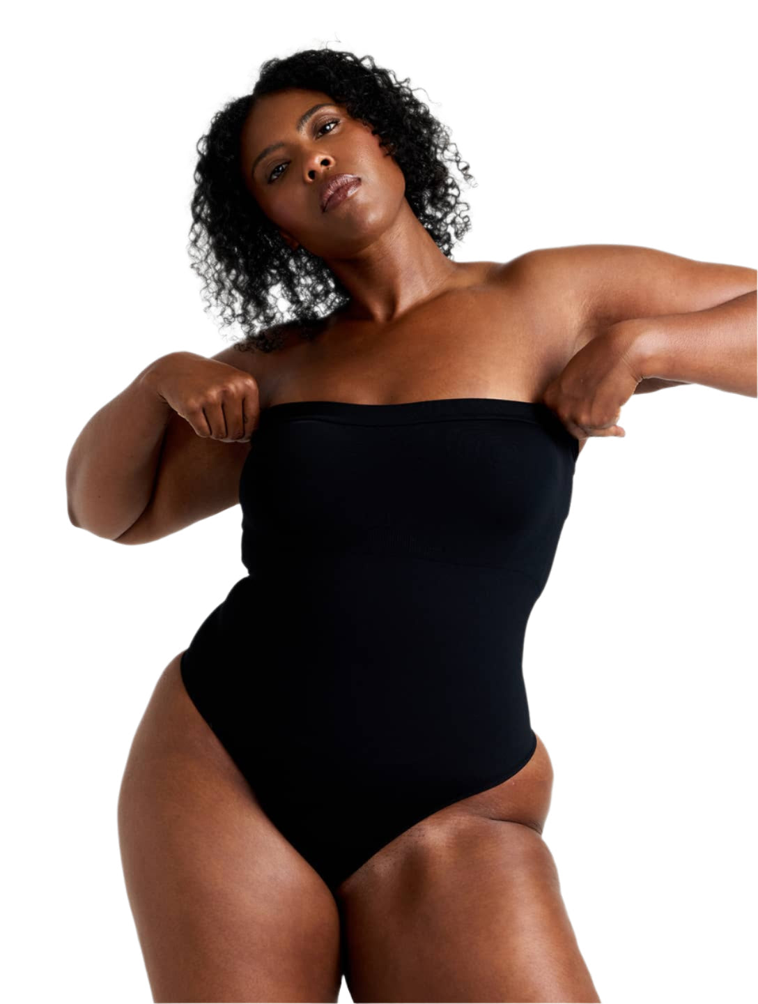 Strapless Thong Bodysuit - XYRIS