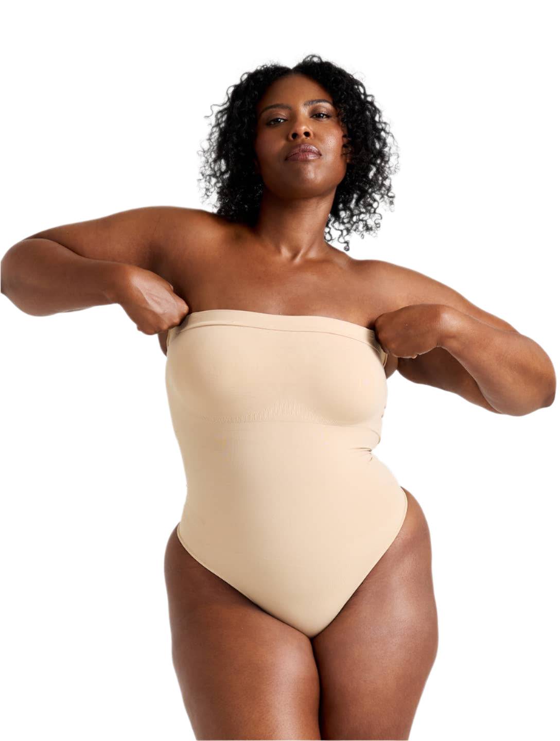 Strapless Thong Bodysuit - XYRIS