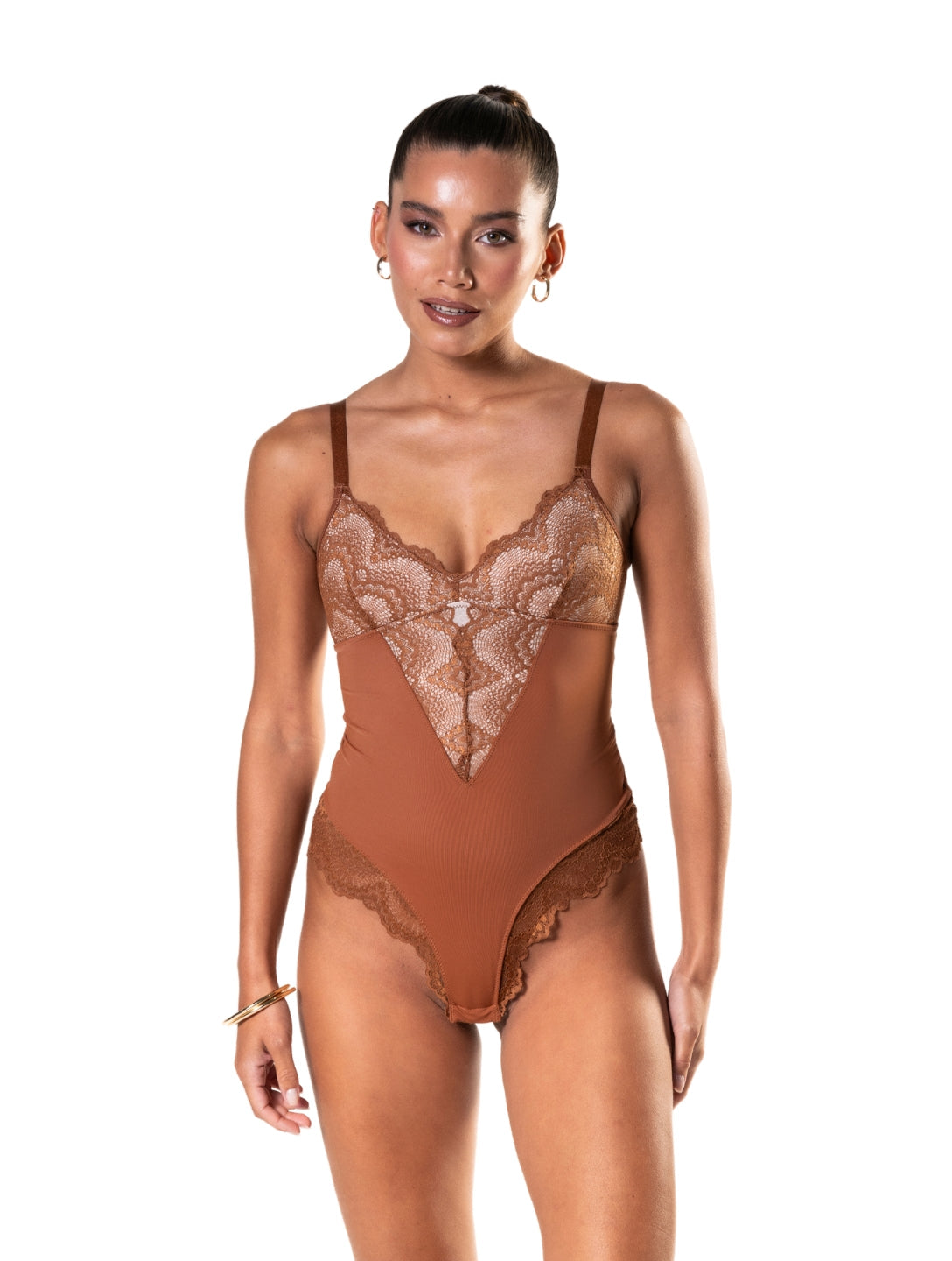Half Laced Bodysuit - XYRIS