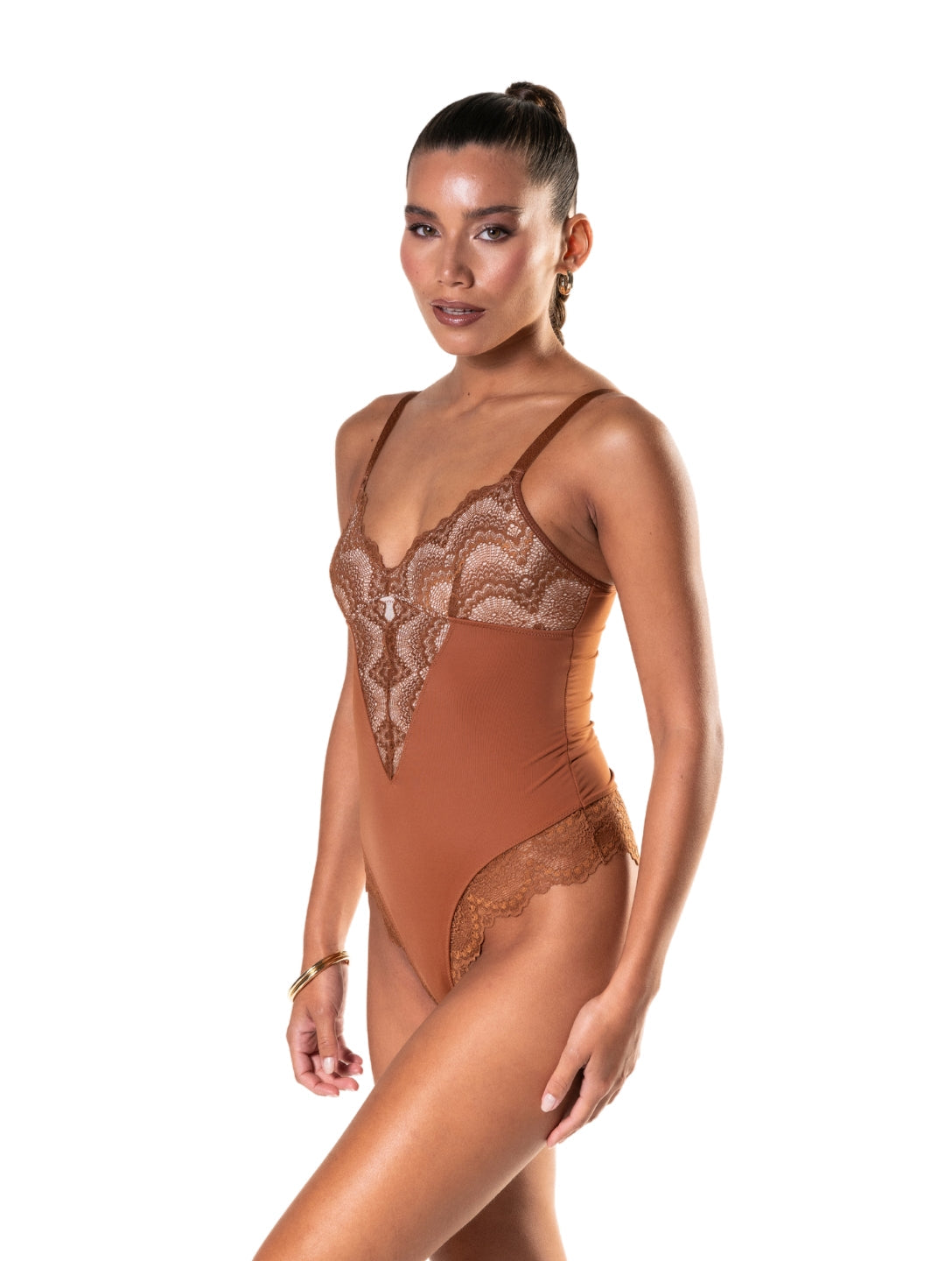 Half Laced Bodysuit - XYRIS