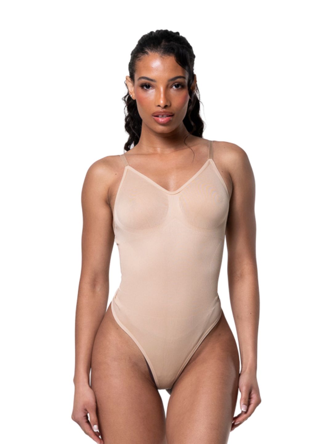 Low Back Snatched Thong Bodysuit - XYRIS