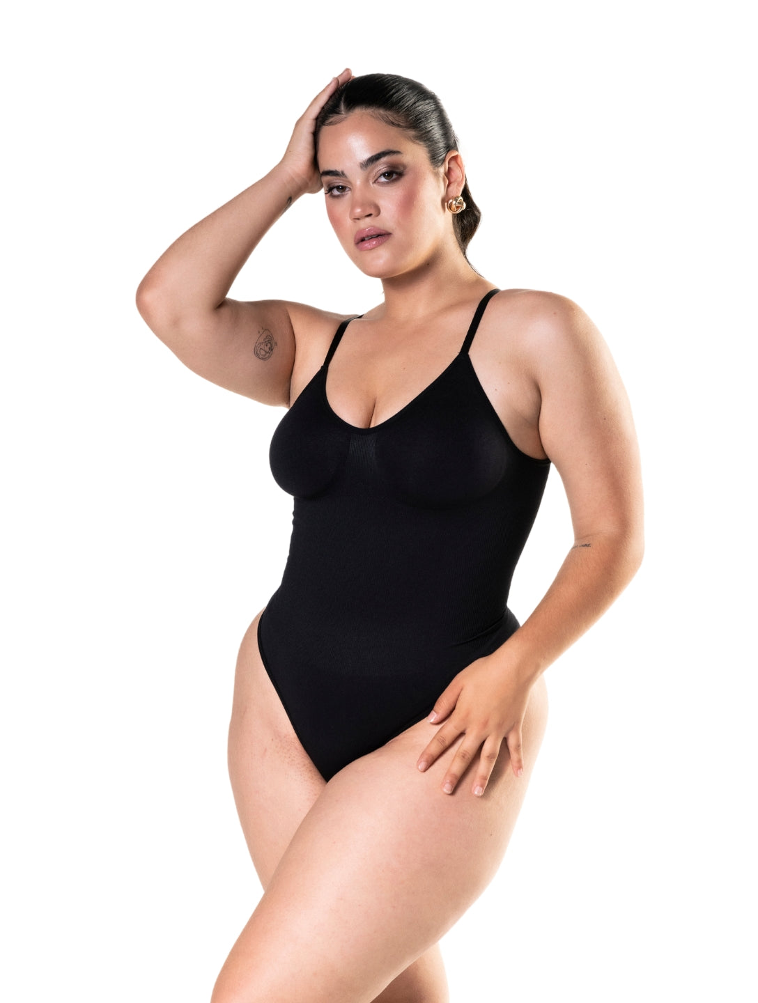 Low Back Snatched Thong Bodysuit - XYRIS