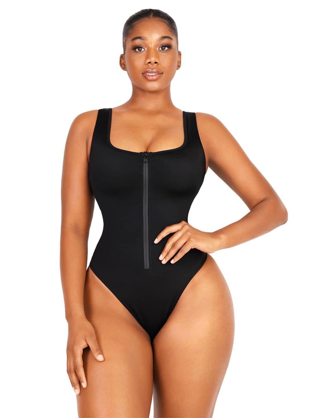 Sculpting Zip Up Swimsuit - XYRIS