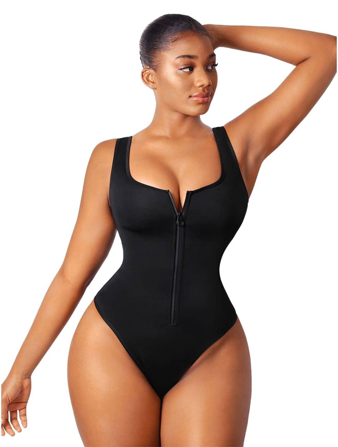Sculpting Zip Up Swimsuit - XYRIS