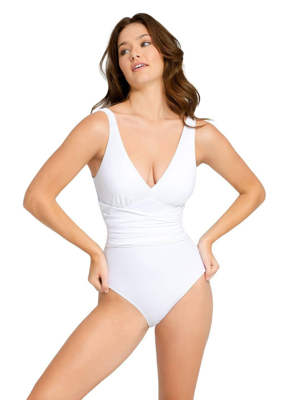Shapewear V-Neck Swimsuit - XYRIS