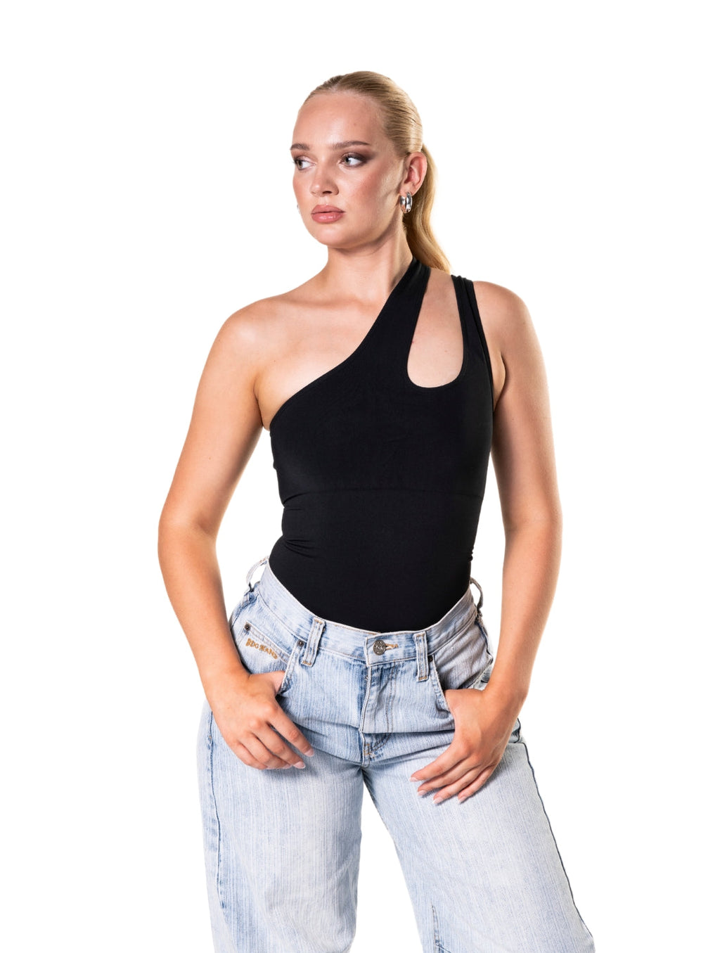 One Shoulder Shapewear Bodysuit - XYRIS