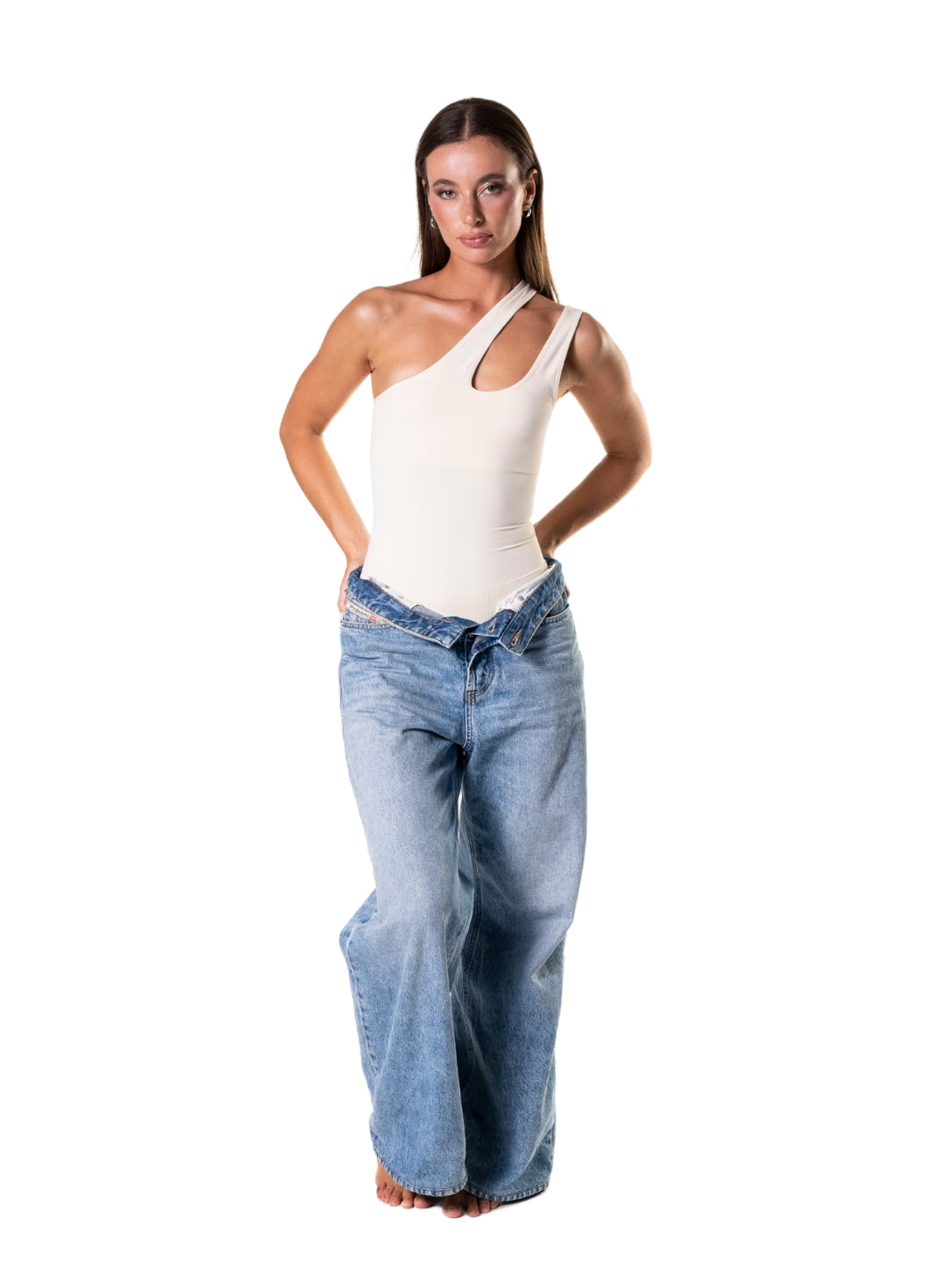 One Shoulder Shapewear Bodysuit - XYRIS