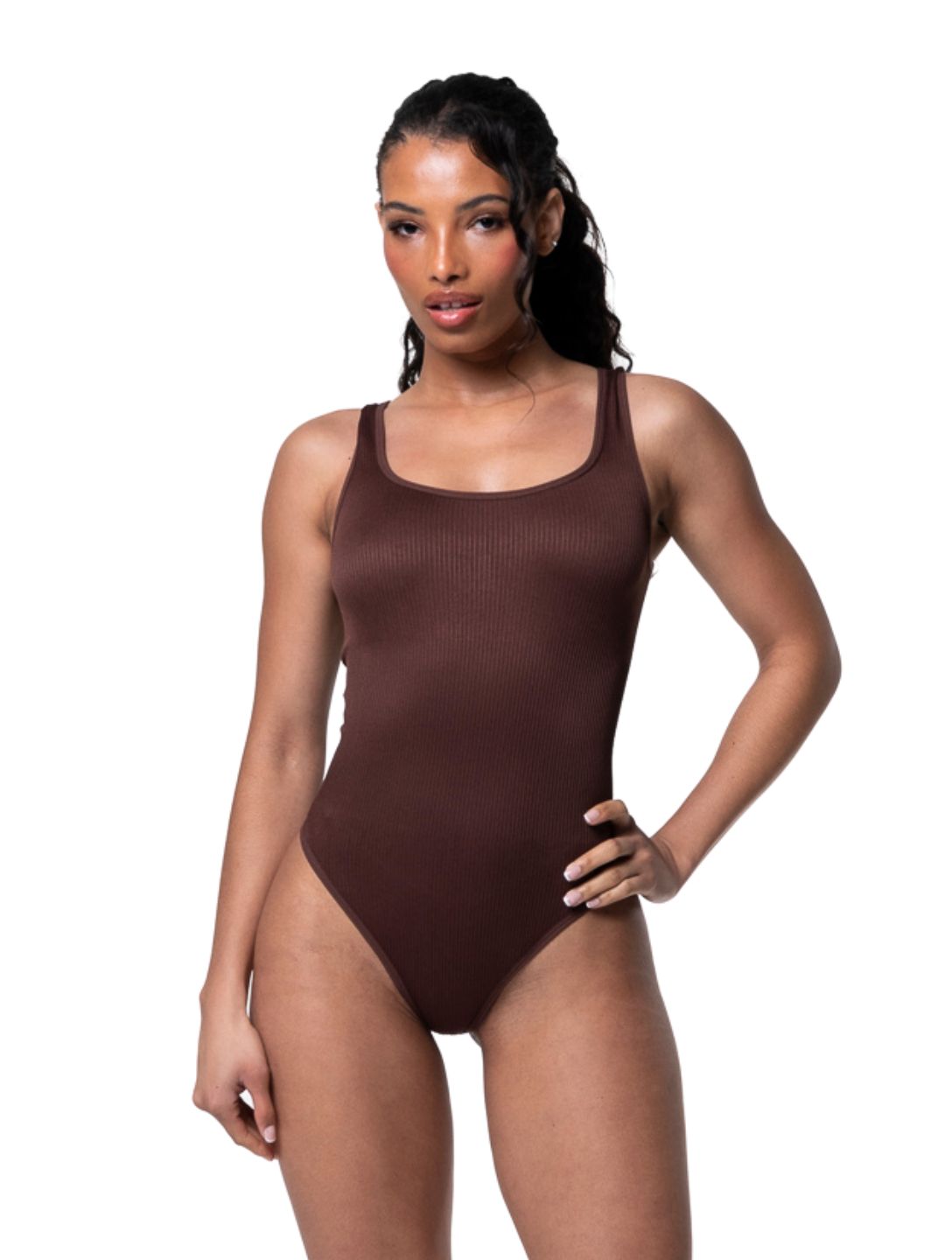Ribbed Snatched Shapewear Bodysuit - XYRIS
