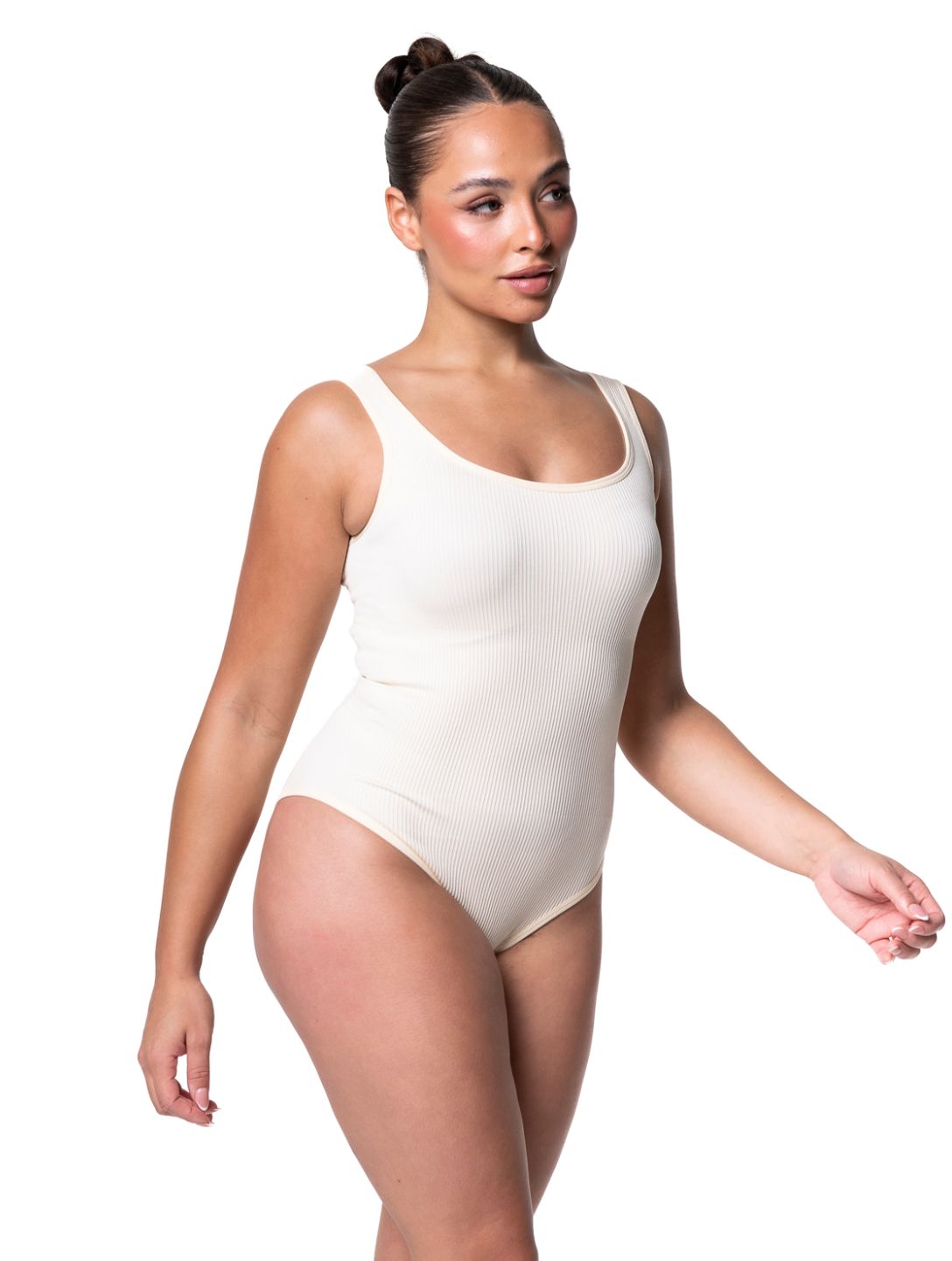 Ribbed Snatched Shapewear Bodysuit - XYRIS