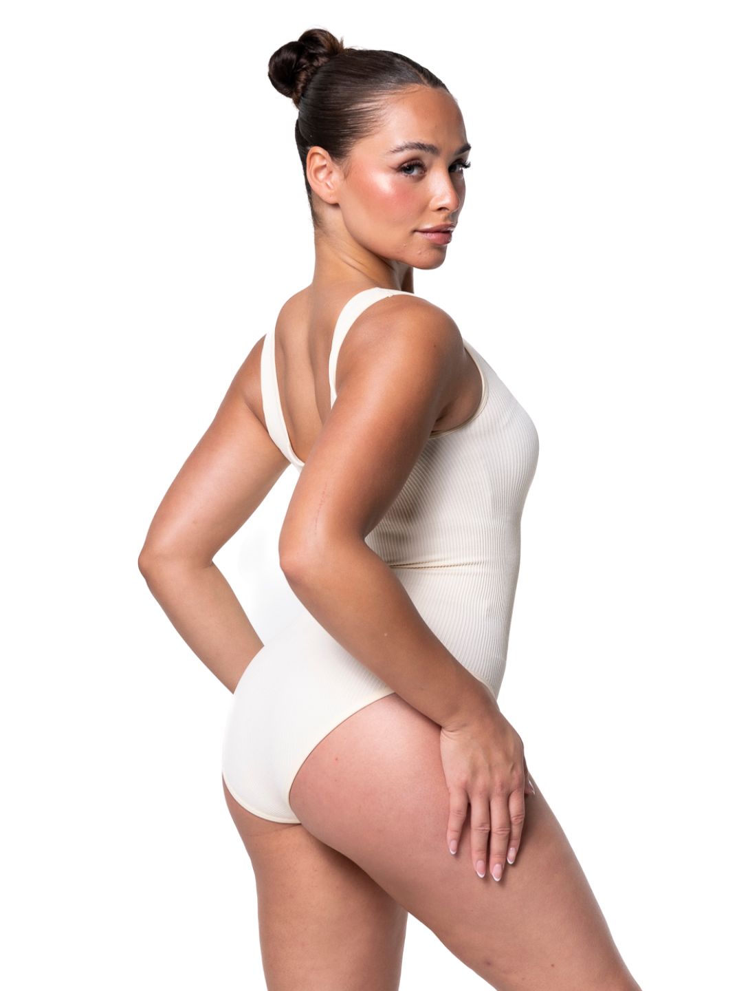 Ribbed Snatched Shapewear Bodysuit - XYRIS