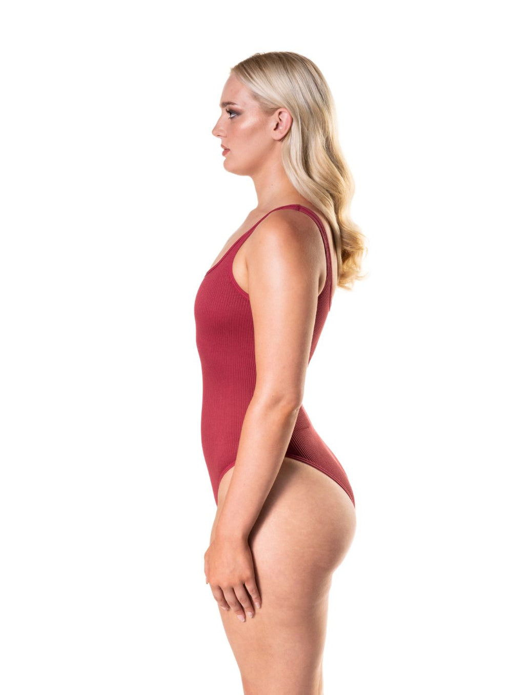 Ribbed Snatched Shapewear Bodysuit - XYRIS