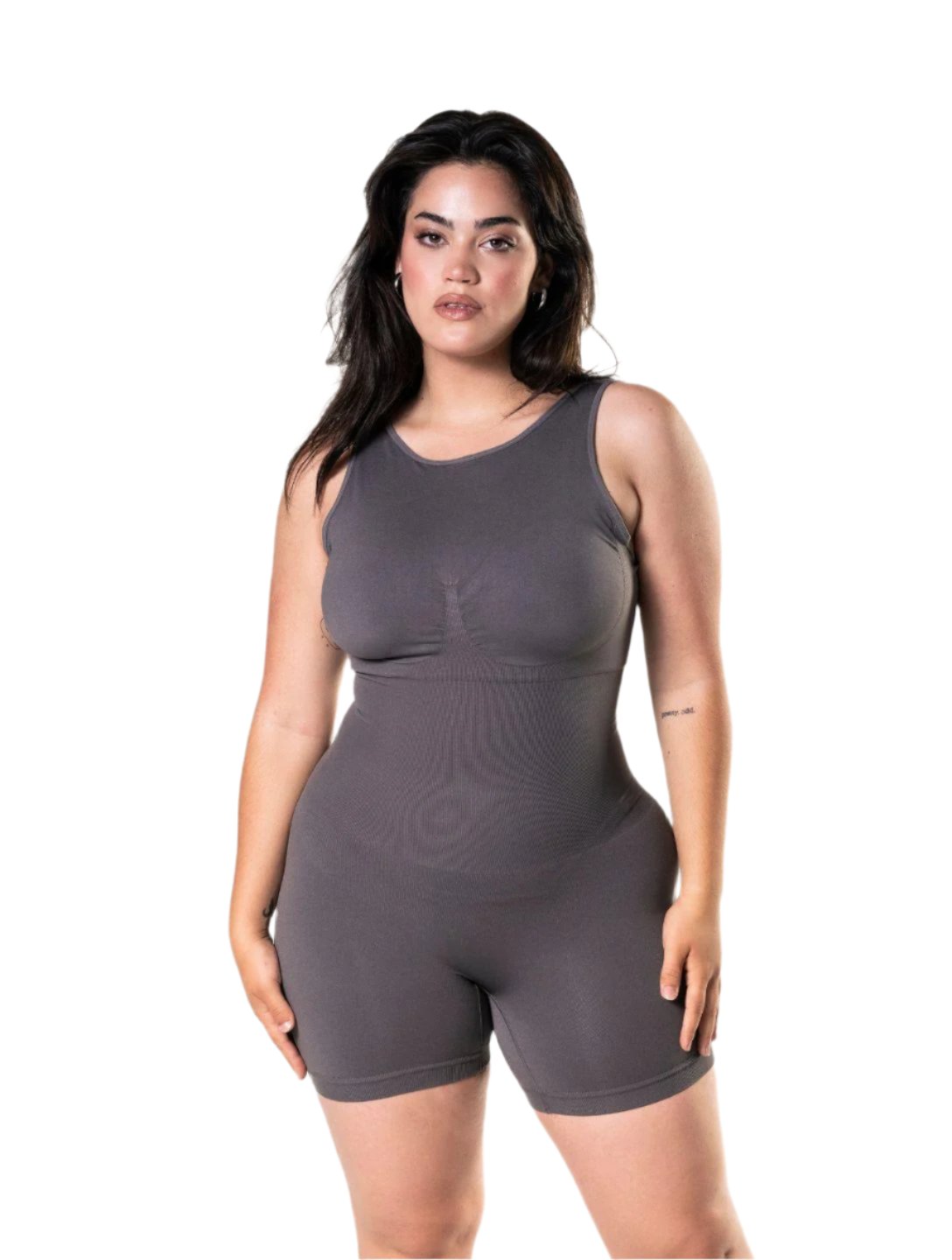Round Neck Low Back Bodysuit - XYRIS