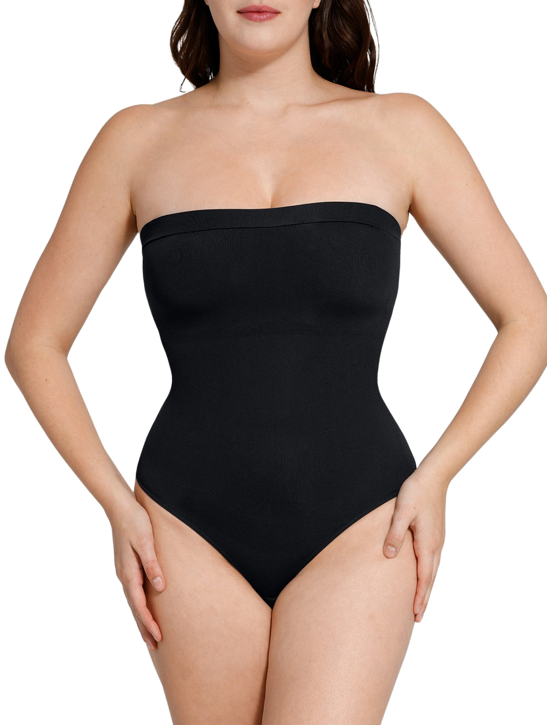 Strapless Thong Bodysuit - XYRIS