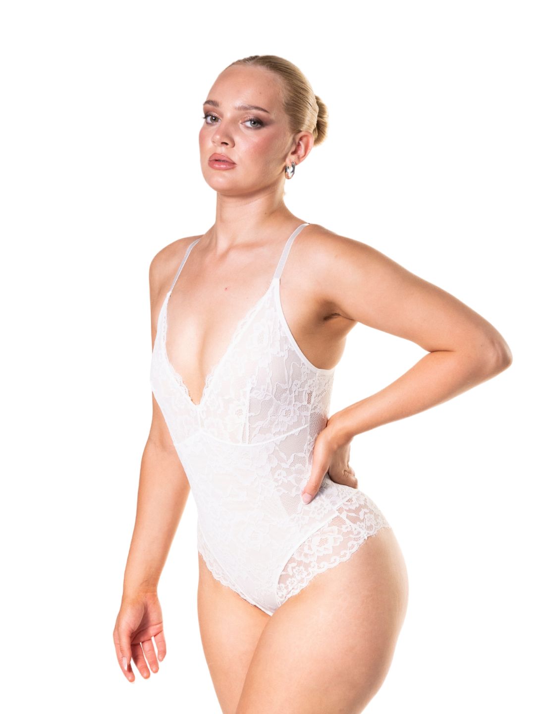 Shapewear Laced Bodysuit - XYRIS
