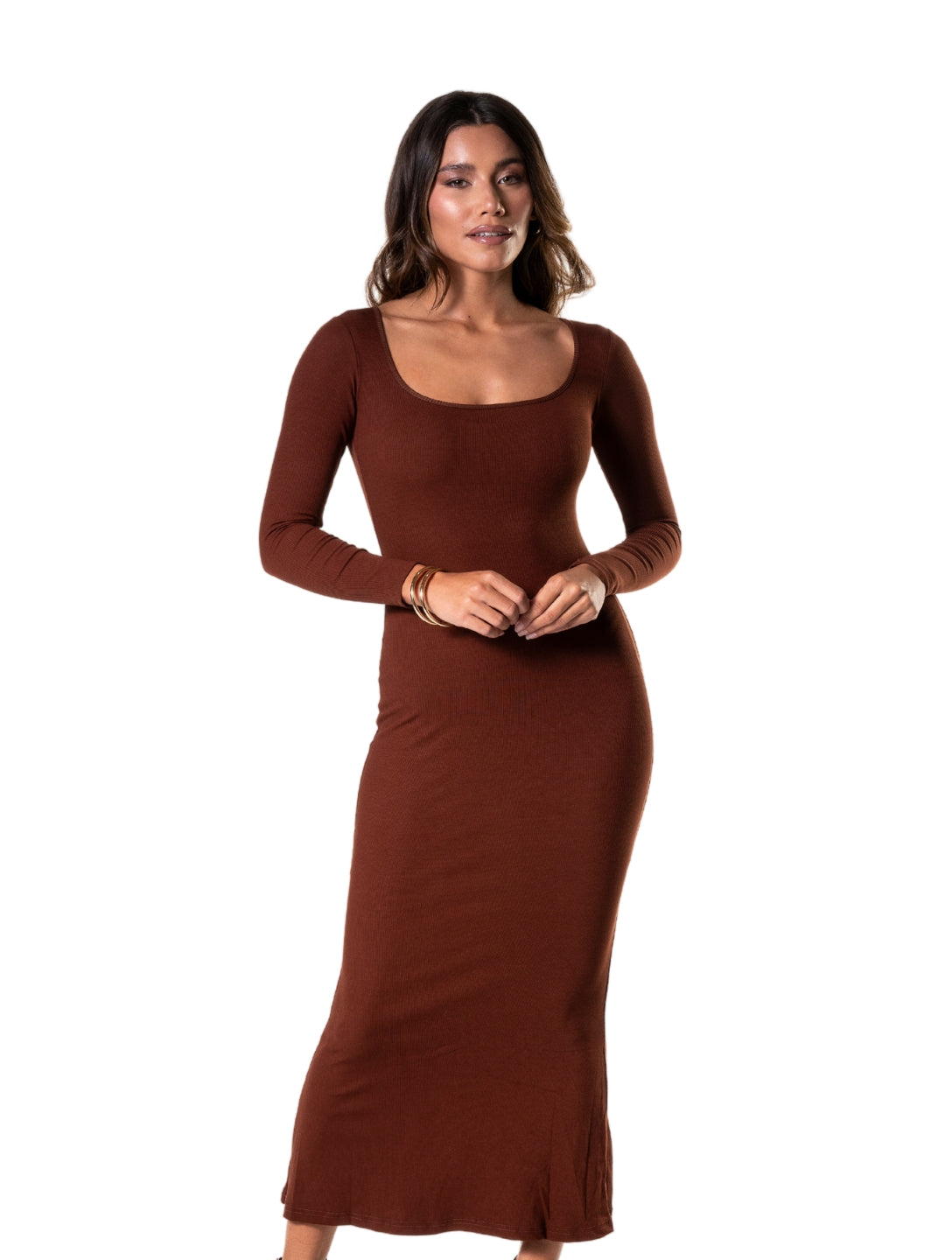 Long Sleeve Sculpting Shapewear Dress - XYRIS