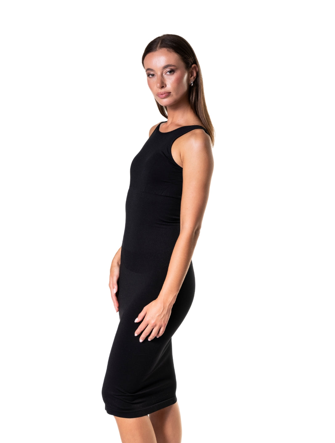 Sleeveless Shapewear Maxi Dress - XYRIS