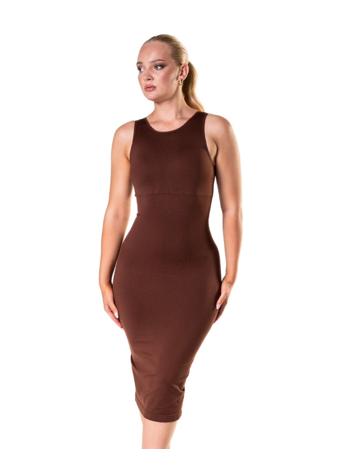 Sleeveless Shapewear Maxi Dress - XYRIS