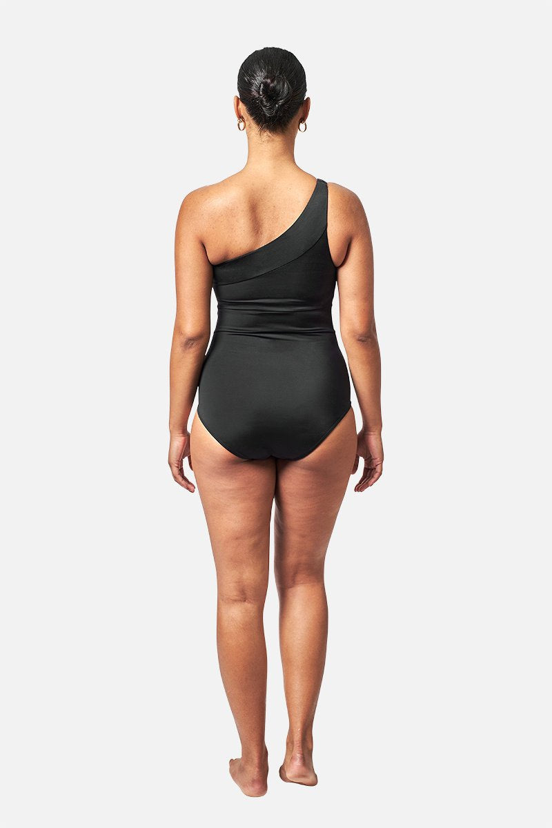 Classic One Shoulder BLACK - XYRIS
