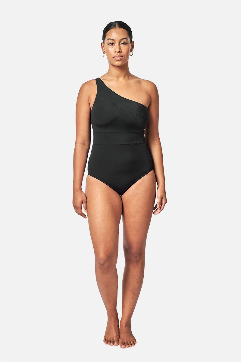 Classic One Shoulder BLACK - XYRIS