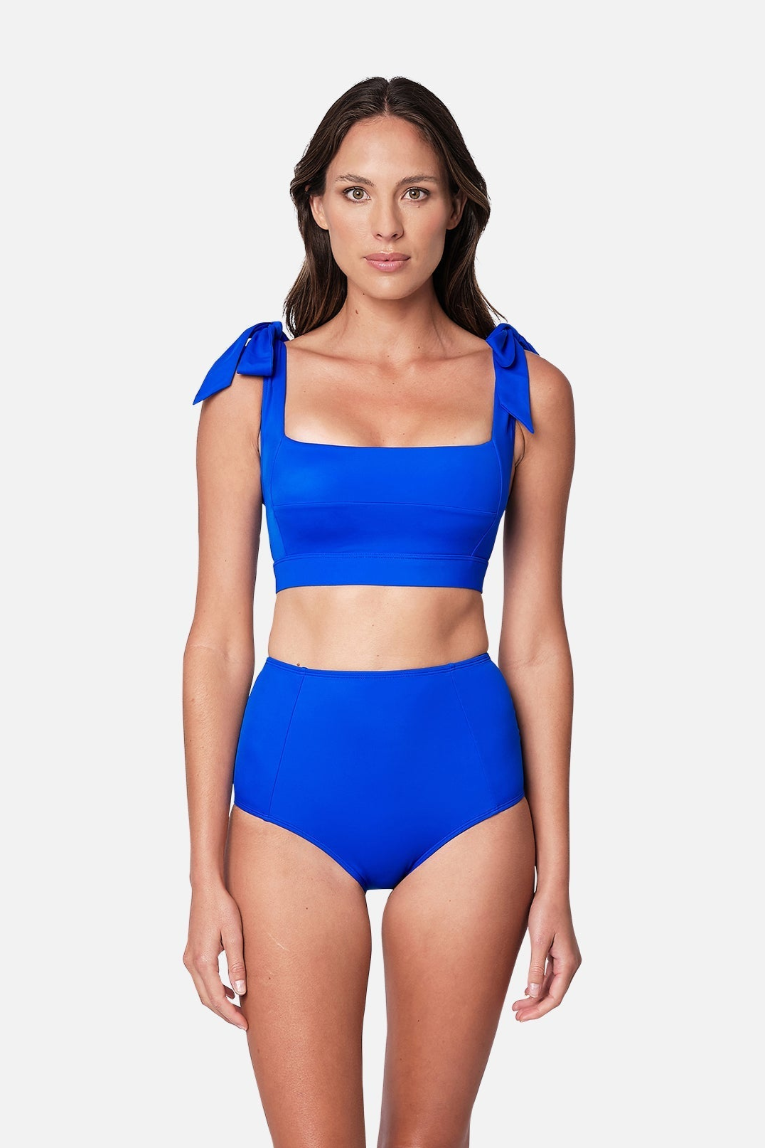 Classic Square Neck Bikini Bralette COBALT BLUE - XYRIS